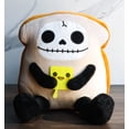thumbnail image 5 of Furry Bones Skeleton Monster Toasty Bread Toast With Cheese Soft Plush Toy Doll, 5 of 7