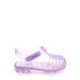 thumbnail image 4 of Wonder Nation Baby Girls Glitter Jelly Fisherman Sandal, 4 of 5