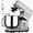 silver, variant on TEQIN Electric Stand Mixer,7.5 Qt 10-Speed Tilt-Head Electric Dough Mixer,Kitchen Mixer With 10 Speeds, Dough Hook, Flat Beater, Wire Whip & Splash Guard For Bread, Cookies, Cakes