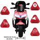 thumbnail image 3 of Motocicleta Montable Eléctrica para Niños Luces Sonido Conexión USB y Bluetooth Batería 6v  Apta a partir de 3 Años - Rosa, 3 of 7