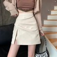 thumbnail image 3 of Jupes Taille Haute Femmes Automne Rétro Ulzzang Mince Tout-Aller Faldas Amis Bureau Vêtements Simple Pur Fête Mini Bas, 3 of 20