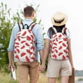 thumbnail image 6 of Balery Watermelon Vintage Canvas Backpack for Men and Women - Large Capacity, Durable Travel Laptop Bag for School, Work, Hiking, and Outdoor Activities, 6 of 7