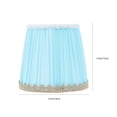 thumbnail image 2 of UPGRATOR 1Pc Blue Decorative Cloth Lamp Shade Protector for Home Wall and Ceiling Lamps, 2 of 5