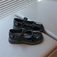 thumbnail image 5 of Girls Dress Shoes Mary Jane Flats Back to School Party Wedding Shoes(Toddler/Little Kid/Big Kid) Black 12 Little Kids, 5 of 5