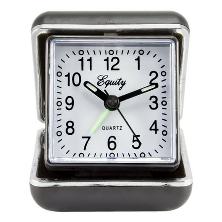 Equity by La Crosse 20080 Quartz Fold-Up Travel Alarm (Best Travel Alarm Clock)