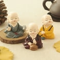 thumbnail image 5 of Momihoom Brazilian Wood Plant Monk Doll Decor - Brazilian Wood Plant Potted Ornamen,4pcs Mini Brazil Lucky Wood Plant Potted Little Monks Ornament for Office Desktop Plant Decoration, 5 of 9