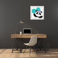 thumbnail image 3 of Allen, Kimberly 20x20 White Modern Wood Framed Museum Art Print Titled - Pandacorn 2, 3 of 4