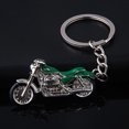 thumbnail image 4 of OUNONA 4pcs Keyring Keychain Motorcycle Creative Pattern Car Keyring Purse Bag Pendant Decoration (Black + Blue + Red + Green), 4 of 6