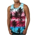 thumbnail image 1 of LOVZFMLL Débardeurs pour Hommes Mode Décontractée Chandail Col Rond Débardeur Sport Hawaii Sans Manches, 1 of 4