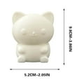 thumbnail image 3 of White White Rotating Cat Head Stress Relief Toy With Compact Design For On-The-Go Relaxation, 3 of 6