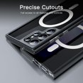 thumbnail image 6 of JETech Magnetic Case for Samsung Galaxy S23 Ultra 6.8-Inch, Compatible with MagSafe, Shockproof Protective Phone Cover, Non-Yellowing Hard Clear PC Back (Black), 6 of 7