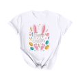 thumbnail image 3 of VBTAPA Short Sleeve Tops for Women 2025 Easter Christian T-shirts Jesus Cross Print Graphic Tees Novelty Holiday Blouse Limited Time Sales of Today White S, 3 of 6