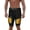 Black/Gold, variant on Exxact Sports Gladiator 5-Pad Adult Football Girdle for Men with Integrated Hip, Thighs, Tailbone Pads, Padded Compression Shorts, Mens Girdle Football with Cup Pocket (Black, AXL)