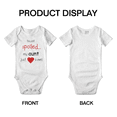thumbnail image 3 of I'm Not Spoiled My Aunt Just Loves Me Cute Baby Rompers Boy Girl Newborn-24 Months, 3 of 5