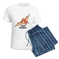 thumbnail image 5 of CafePress - I Speak Pterodactyl Women's Light Pajamas - Women's Short Sleeve Print T-Shirt and Pants Light Cotton Pajama Set, 5 of 7