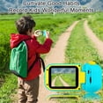 thumbnail image 4 of Cámara para niños Cámara digital para niños Grabadora de video 1080P 12MP Cámara digital Videocámara con juegos 3-10 años Niñas Niños Regalos Juguete con tarjeta TF de 32GB (Azul), 4 of 5