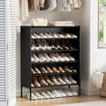 thumbnail image 4 of BGTREND 6 Tier Shoe Rack with Cover 20 Pairs Shoe Shelves Organizer for Closet, Entryway, Hallway, Bedroom, Black, 4 of 7