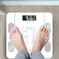 thumbnail image 4 of Dsseng Bluetooth Smart Scale with LED Display for Body Weight & Body Composition  High Accurate Digital Bathroom Scale  Sync with App  USB Rechargeable  10.2”x10.2”x1.2”  1PC  Black, 4 of 8