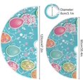 thumbnail image 3 of Coolnut Easter Eggs Christmas Tree Skirt 48", Easter Tree Skirt Double Layers Polyester Easter Tree Skirt for Easter Holiday Party Decoration, 3 of 6