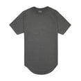 thumbnail image 2 of Ma Croix Mens Short Sleeve Raglan T Shirt Longline Extended Tee, 2 of 5