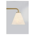 thumbnail image 6 of Warm Brass Three Light Bathroom Vanity from the Blair Collection, 6 of 6
