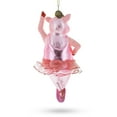 thumbnail image 3 of Ballerina Pig Glass Christmas Ornament, 3 of 5