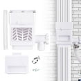 thumbnail image 6 of figatia Rain Water Collection System, Raindrop Collection, Rain Barrel Diverter for Downspouts Landscape Yard Watering White, 6 of 8