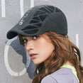 thumbnail image 1 of Gorro, toalla para el cabello, gorra deportiva, malla transpirable, correa ajustable de perfil bajo, tela de secado rápido, toalla para el cabello lavable para mujeres, suministros de peluquería, toal, 1 of 9