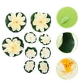 thumbnail image 4 of 6 piezas de plantas de estanque artificial lirios de loto (blanco), 4 of 7