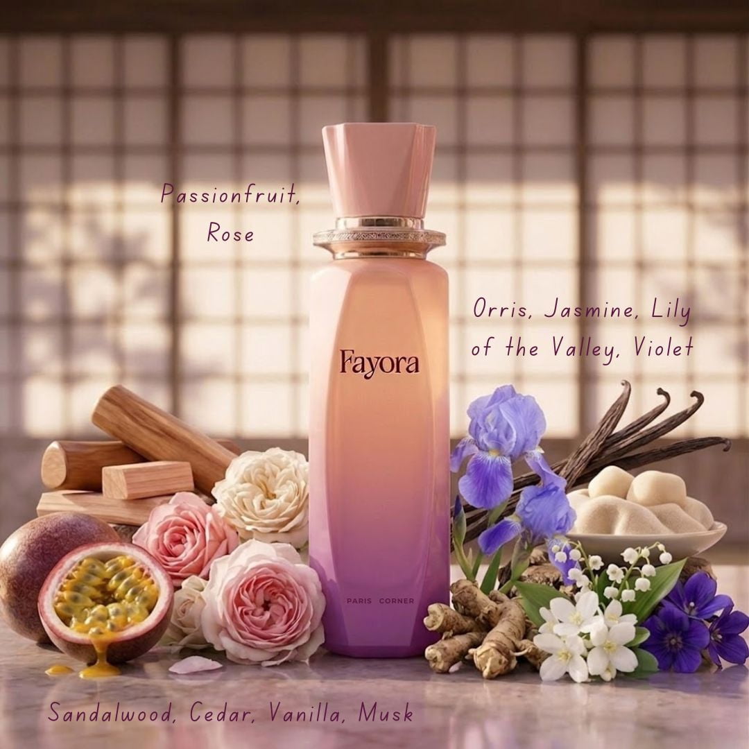 Paris Corner, Ladies Fayora EDP, Passion Fruit Rose, 3.4 oz