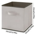 thumbnail image 3 of Fiudx Caja Organizadora, Contenedor de Almacenamiento Resistente de Tela No Tejida, Diseño Ligero y Plegable, Gran Capacidad para Ropa y Juguetes, Ideal para El Armario de La Oficina En Casa, Solució, 3 of 4