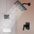 thumbnail image 3 of Shower Faucet Set Black, Bathroom Rain Shower System, Shower Trim Kit with Valve, 3 of 13