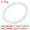 White 5Pcs 2.5", variant on Unique Bargains Silicone Rubber Gaskets White 5Pcs 2.5"