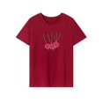 thumbnail image 1 of Camiseta para mujer con cuello redondo, camiseta de recuerdo, ropa de calle, camiseta de manga corta para vacaciones M, 1 of 7