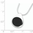 thumbnail image 2 of Collier Pendentif en Argent Sterling Onyx 16 Pouces, 2 of 3
