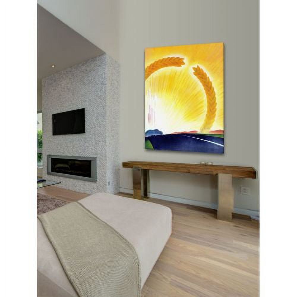 Marmont Hill Rays  Graphic Art on Wrapped Canvas