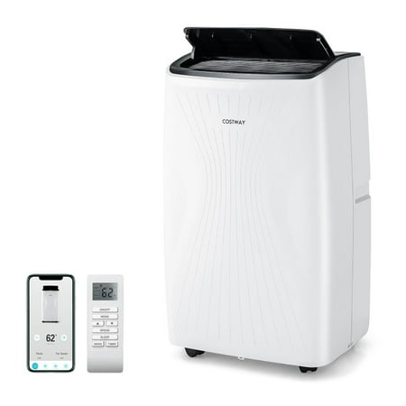 

Canddidliike 12000 BTU Portable Air Conditioner with Heat and Smart WiFi-White Room Air Conditioner with Remote Control Dehumidifier