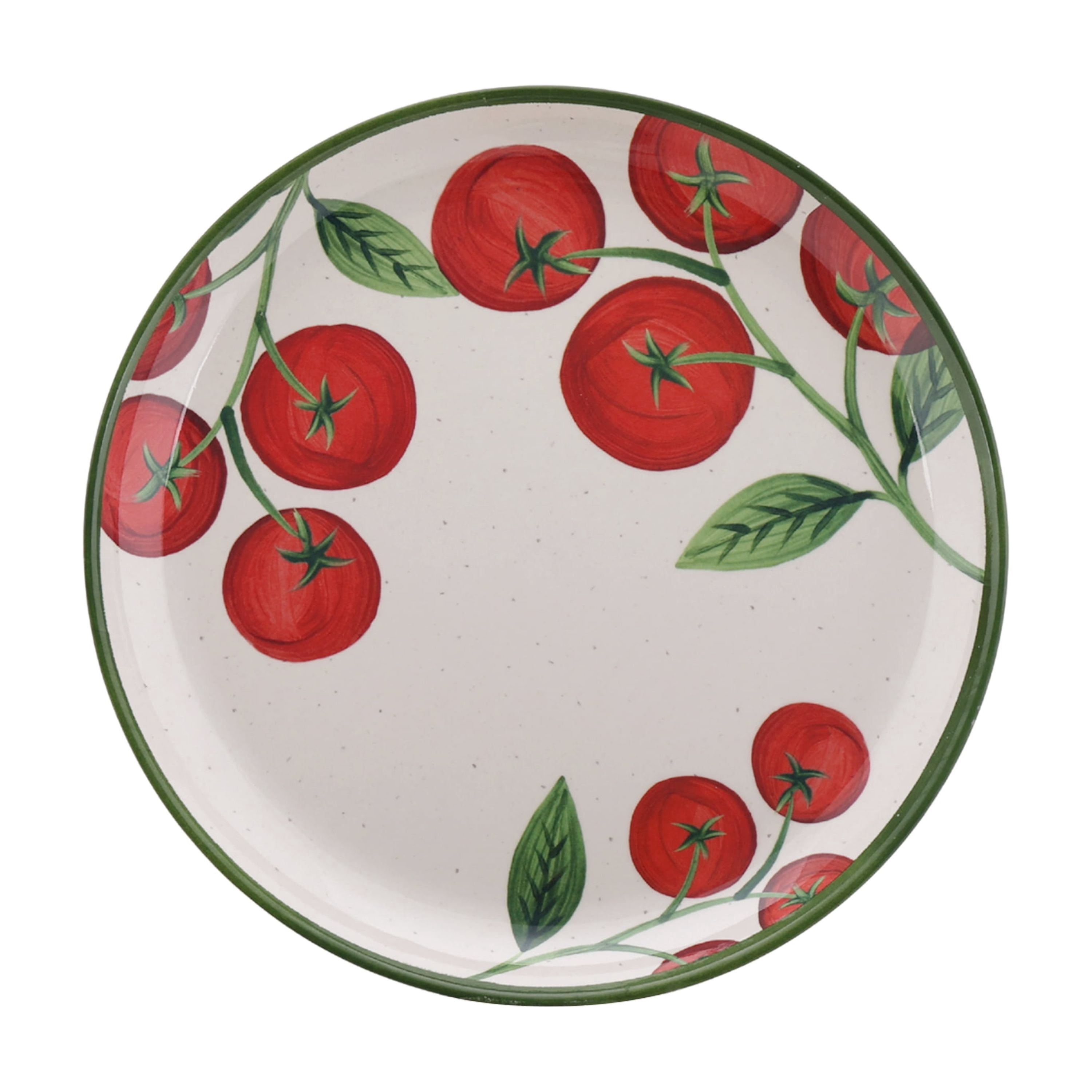Better Homes & Gardens 12-Piece Bamboo Melamine Tomato Design Dinnerware Set