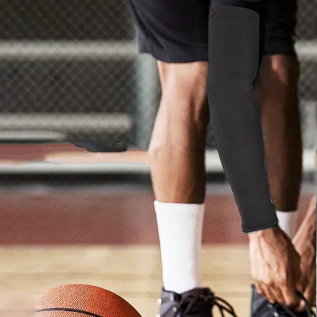 Protector de brazo con manga para brazo, funda ligera para brazo, protector de codo portátil, soporte para brazo de baloncesto para ciclismo, pesca, Negro