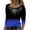 Blue, variant on Aayomet Summer Tops Women's Crew Neck Ruffle Lantern Sleeve Causal Tunic Shirts Tops Blouse with Smocked Cuffs,Blue M