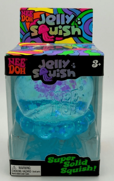 Nee Doh Jelly Squish BLUE, 1PC