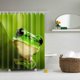 thumbnail image 3 of Cortina de ducha impermeable para baño, diseño de rana, n. degree 11, 1,8 m x 1,8 m, 3 of 6