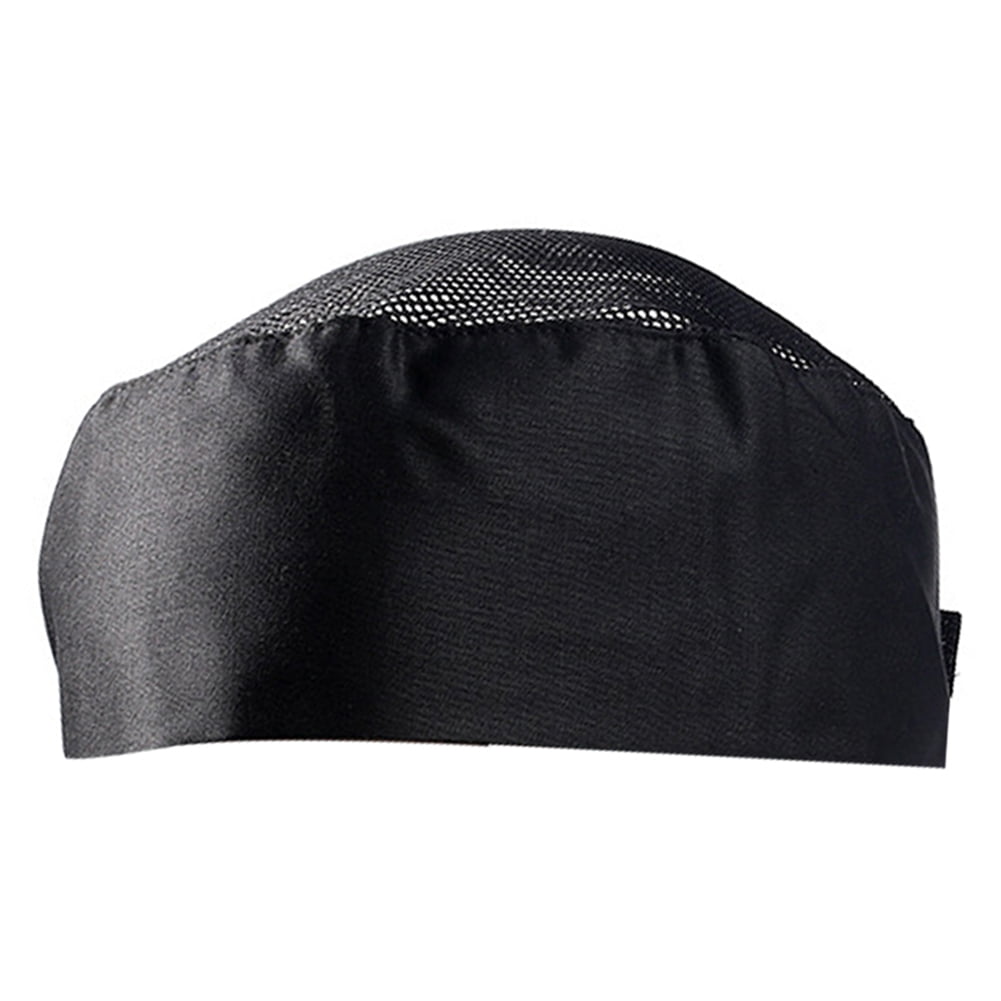 Mesh Top Hat Professional Catering Chefs Hat Adjustable Breathable Design