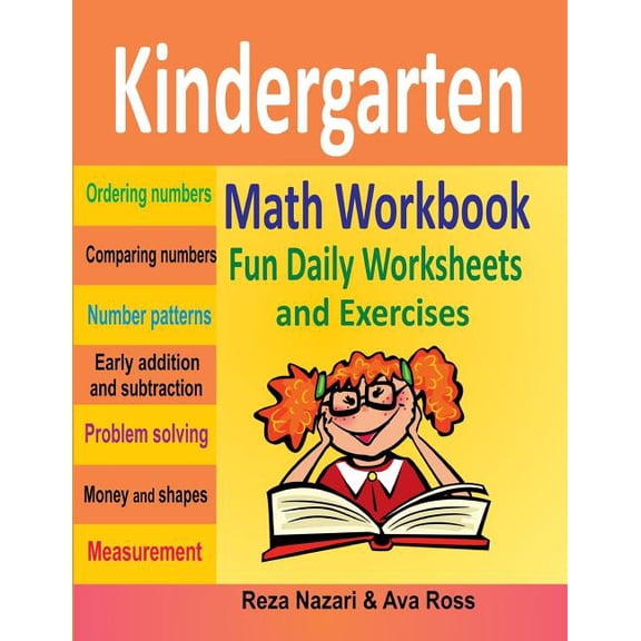 Kindergarten Math Workbook: Fun Daily Worksheets and Exercises, (Paperback)