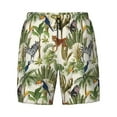 thumbnail image 4 of Lsque Mens Swim Trunks Jungle Animals Pattern - Bathing Suit Compression Liner - Beach Swim Shorts Swimwear - (S-3XL) - Stretch Quick Dry -XX-Large, 4 of 9