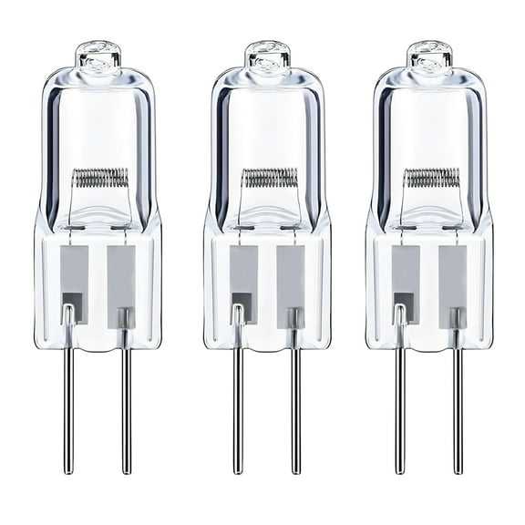 HIBIBUD 3Pcs G4 Halogen Light Bulbs,20W 12V 2 Pin Candle Warmer Lamp Bulb,Dimmable 2800K Candle Warmer Bulb,Candle Warmer Bulb for Scented Lamps,Oil Warmers,Vanity Light