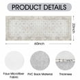 thumbnail image 6 of Washable Kitchen Runner Rug 60" x 22", Non-Slip Soft Low Profile Kitchen Rug, Farmhouse Distressed Floral Oriental Rug for Kitchen, Hallway & Laundry Room, Beige, 6 of 6
