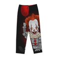 thumbnail image 6 of It Pennywise Horror Women's Pajama Pants, Comfy All Over Print Lounge Pants Casual Sleepwear with Pockets & Drawstring, 6 of 8