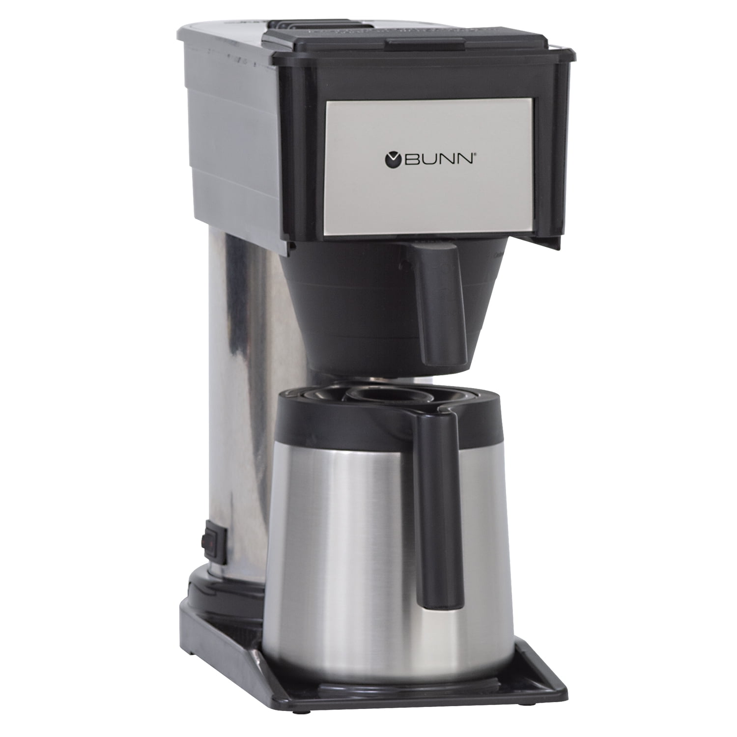 Bunn HBXB Stainless Steel and Black 10-Cup Professional Home Coffee Brewer