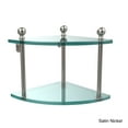 thumbnail image 4 of 2 Tier Corner Glass Shelf - Venetian Bronze, 4 of 5